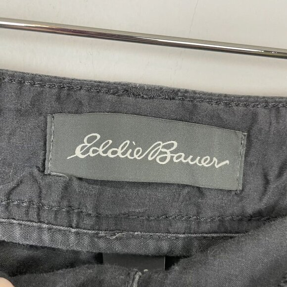 Eddie Bauer Woman’s Gray Cropped Capri Pant 5 Pocket Straight Leg Size 2 - Picture 6 of 11
